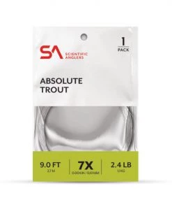 Scientific Anglers Absolute Trout Leaders 9 Foot Leader And Tippet