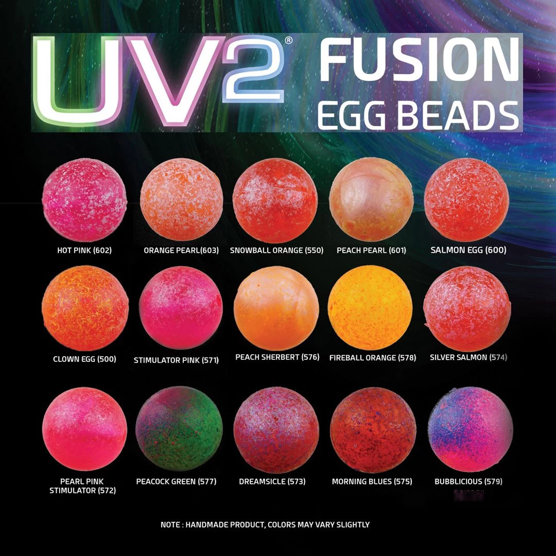 Fly Tying Spirit River UV2 Fusion Egg Beads 1 Fly Tying Spirit River UV2 Fusion Egg Beads