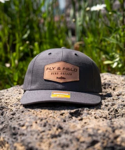 Fly And Field Outfitters Fly And Field Fish And Fly Leather Patch Hat