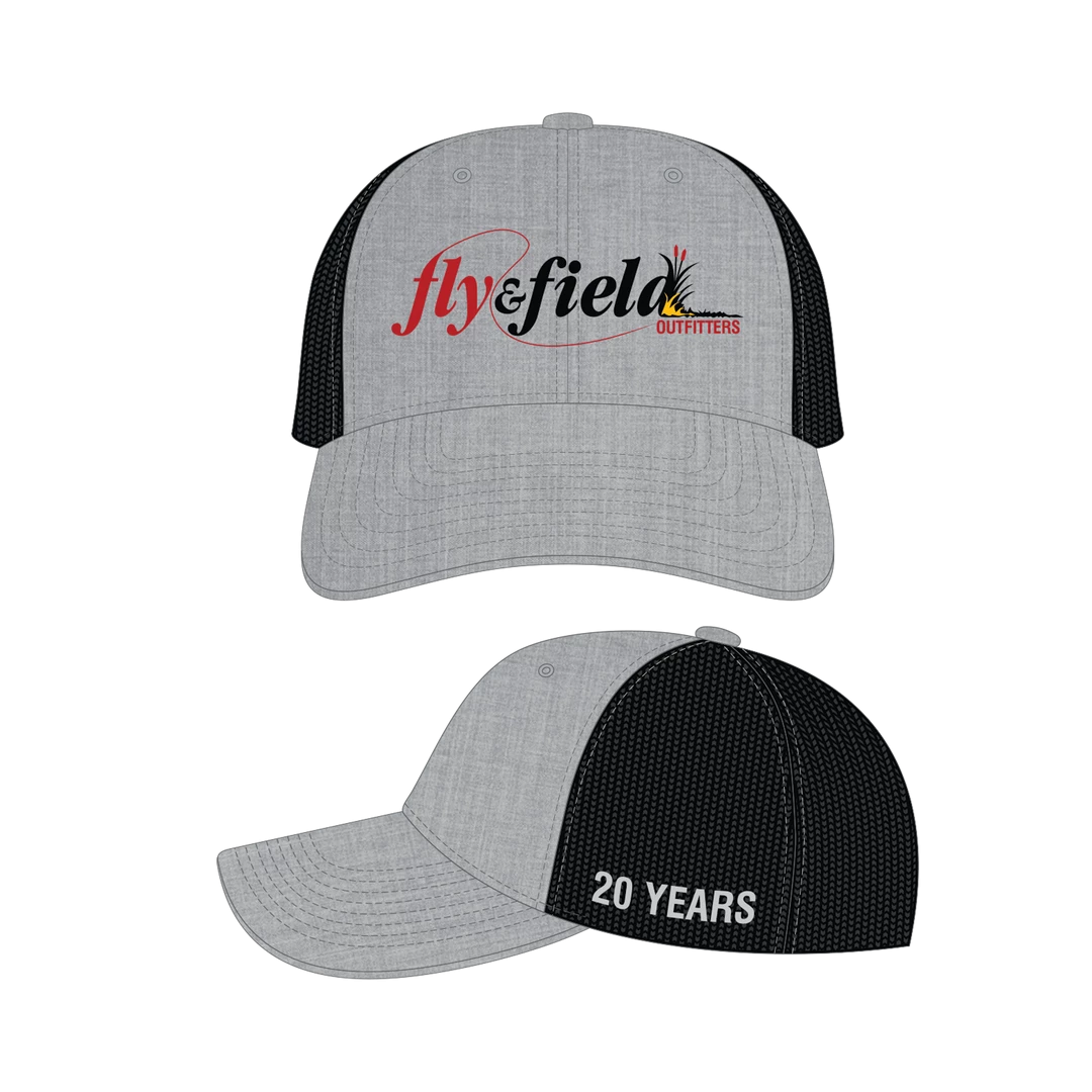 Fly And Field Outfitters - Online Flyfishing Shop Clothing Fly And Field 20 Year Anniversary Throwback Logo Hat - Closeout 1 Fly And Field Outfitters - Online Flyfishing Shop Clothing Fly And Field 20 Year Anniversary Throwback Logo Hat - Closeout