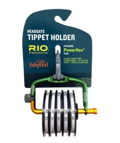 Fishpond Headgate Tippet Holder With Rio Powerflex 6x, 5x, 4x, 3x, 2x Tippet