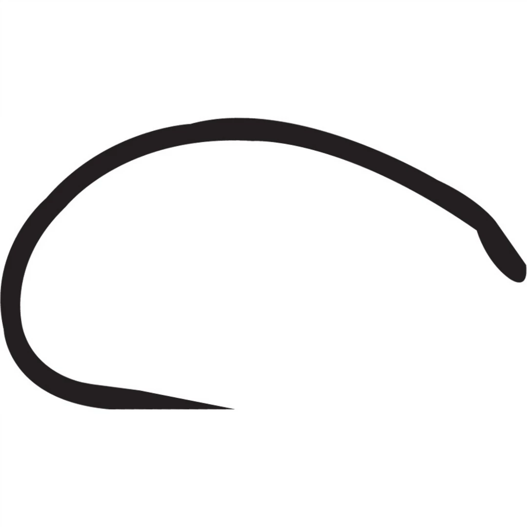 Gamakatsu C12-B Down Eye Scud Barbless, Red Traditional Series Fly Hook Fly Tying