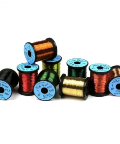Hareline Dubbin Uni-Soft Wire Thread, Wire, Tinsel, Antron And Ribbing
