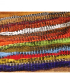 Fly Tying Hareline Dubbin Black Barred Rabbit Strips