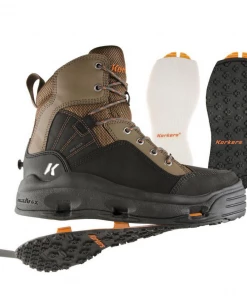 Korkers Buckskin Wading Boots - Kling-On And Felt
