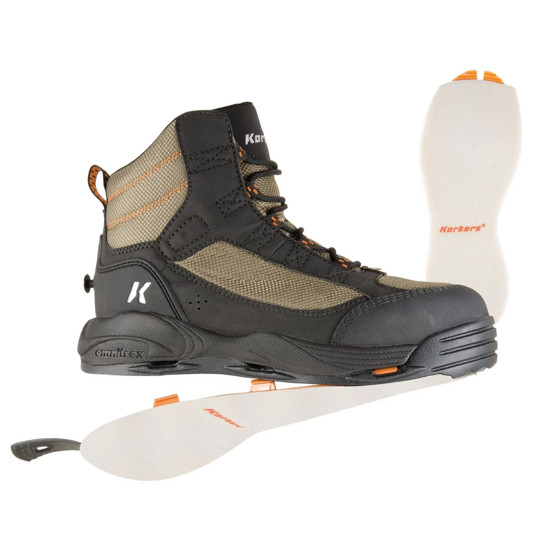 Korkers Greenback Wading Boots - Felt 1 Korkers Greenback Wading Boots - Felt