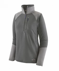 Patagonia Women's Long Sleeve R1 Fitz Roy Trout 1/4 Zip