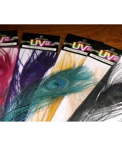 Fly Tying Spirit River Iridescent Dyed Peacock Eyes - 2 Pack - Closeout