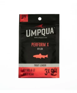 Umpqua Perform X Nylon Trout Leader - 3pk