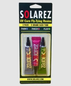 Hareline Dubbin Fly Tying Solarez UV-Cure Fly Tie Resin 3 Pack