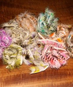 Hareline Dubbin Black Barred Groovy Bunny Strips