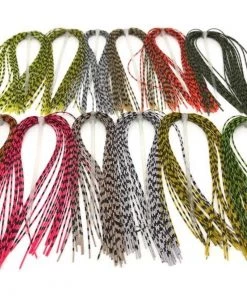 Hareline Dubbin Grizzly Barred Rubber Legs Medium