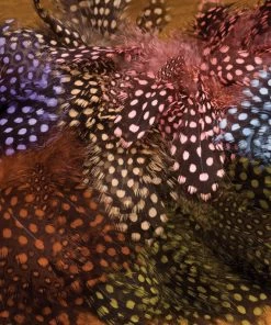 Hareline Dubbin Strung Guinea Feathers Fly Tying