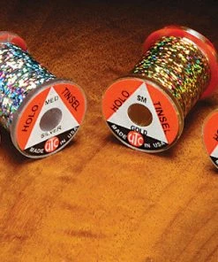 Hareline Dubbin Holographic Flat Tinsel - Closeout