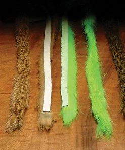 Hareline Dubbin 1/4" Magnum Rabbit Strips Fly Tying