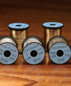 Fly Tying Hareline Dubbin Uni French Oval Tinsel